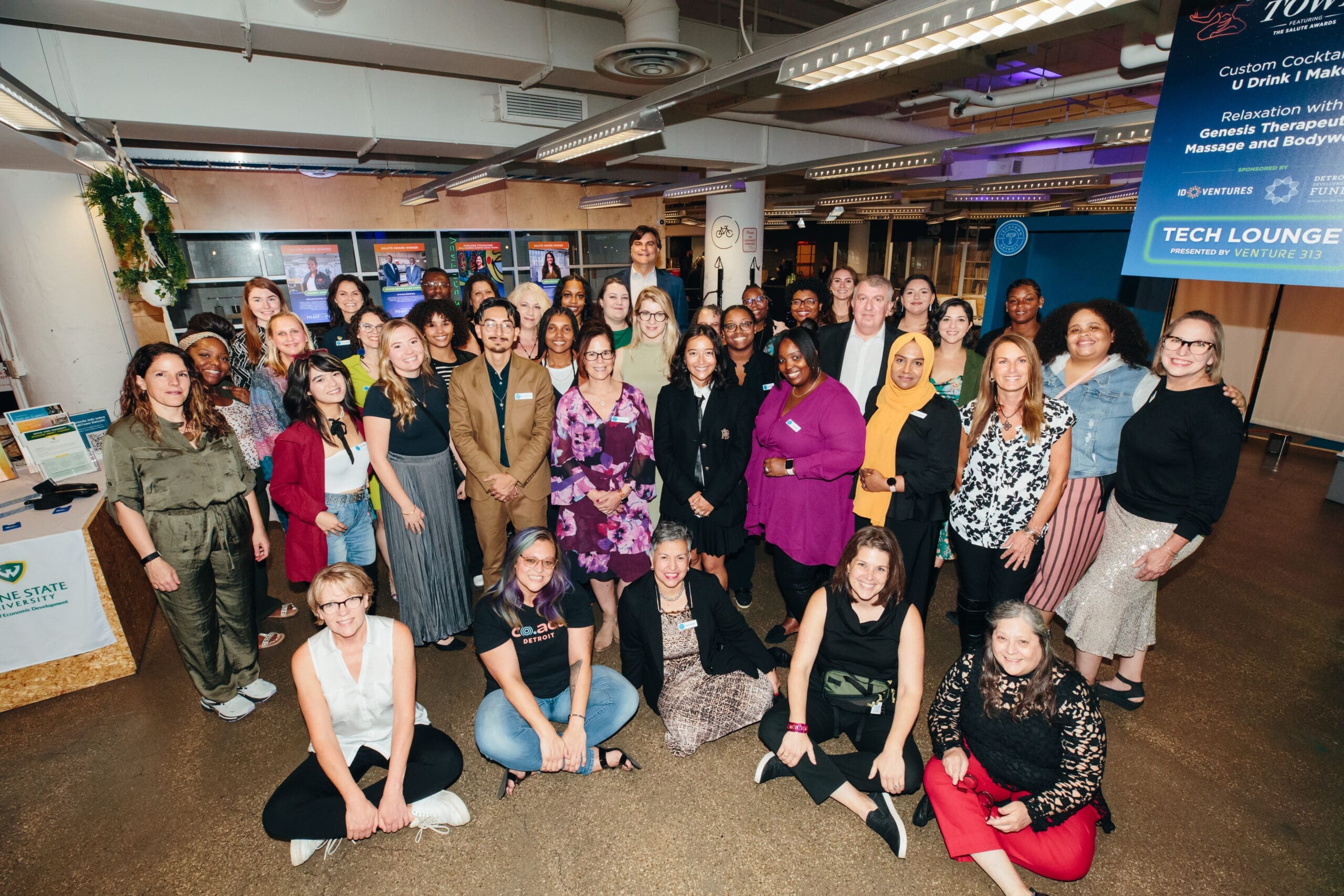 TechTown Detroit Staff group photo from 2023