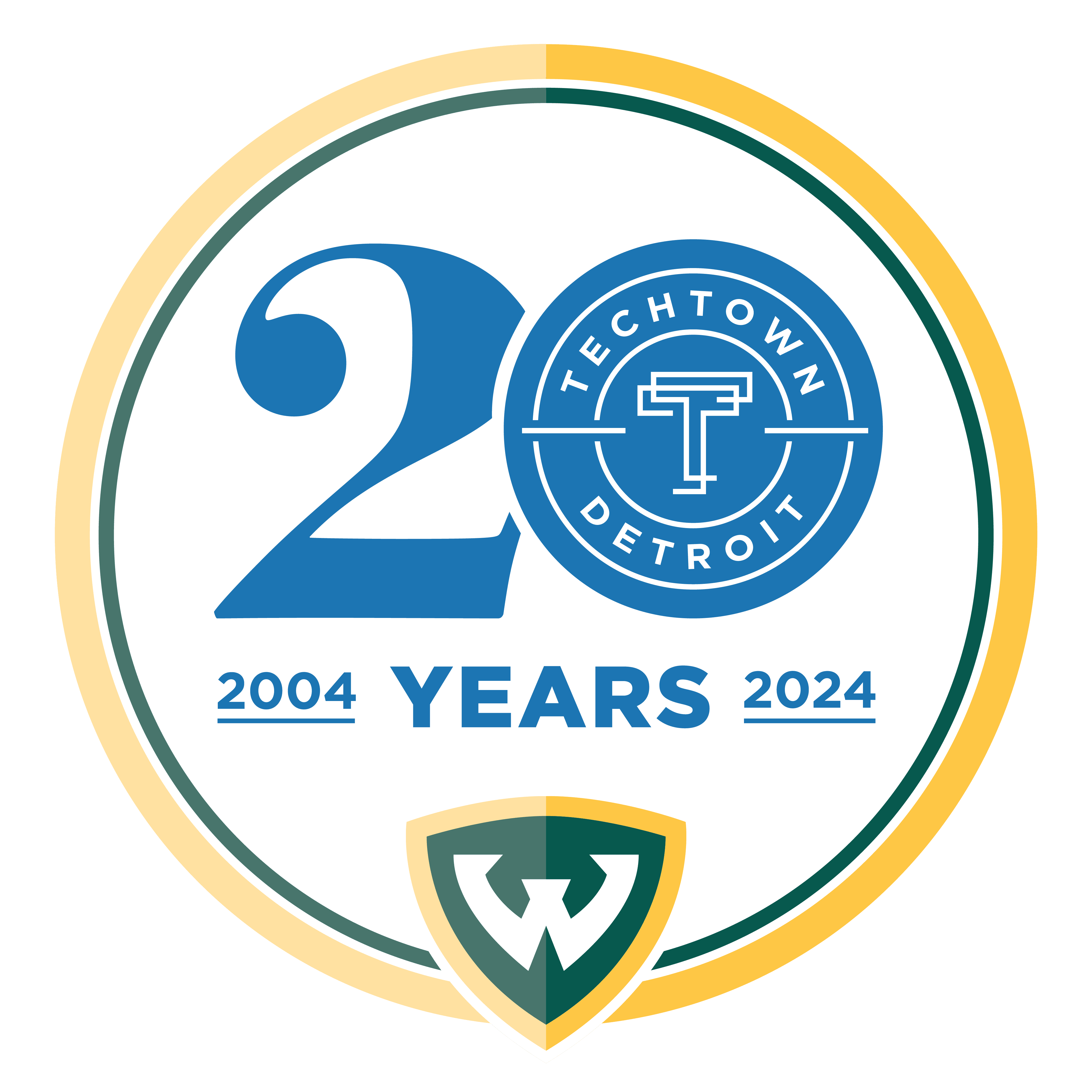 TT_WSU_20th Year_Logo_4C TechTown Wayne State University